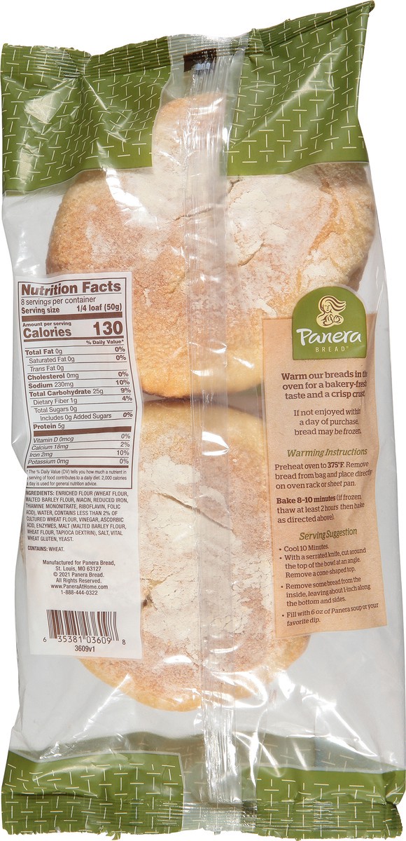 slide 5 of 9, Panera Bread Bread Bowls, Sourdough, 2-Pack, 2 ct