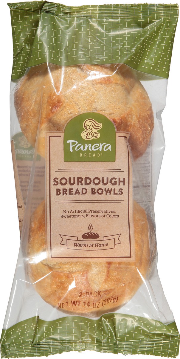 slide 1 of 9, Panera Bread Sourdough Bread Bowls 2 Each, 2 ct