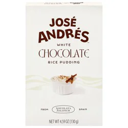 Jose Andres White Chocolate with Rice Pudding 4.59 oz
