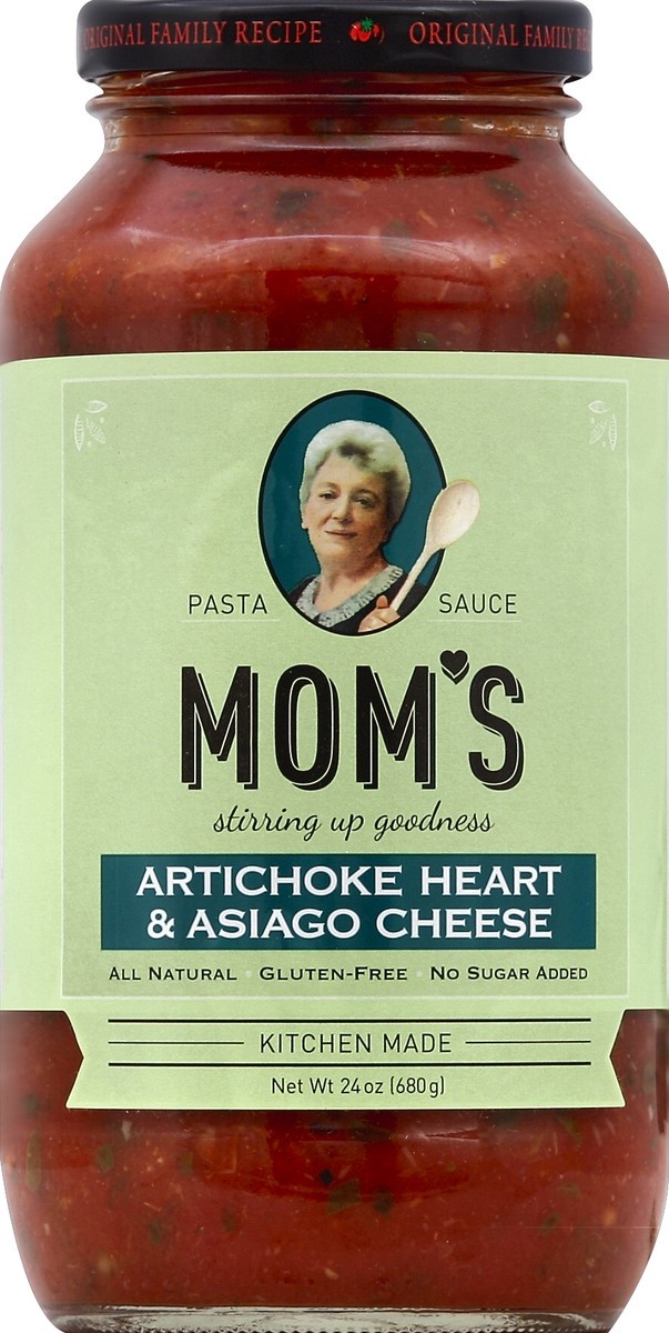 slide 1 of 2, Mom's Pasta Sauce 24 oz, 24 oz