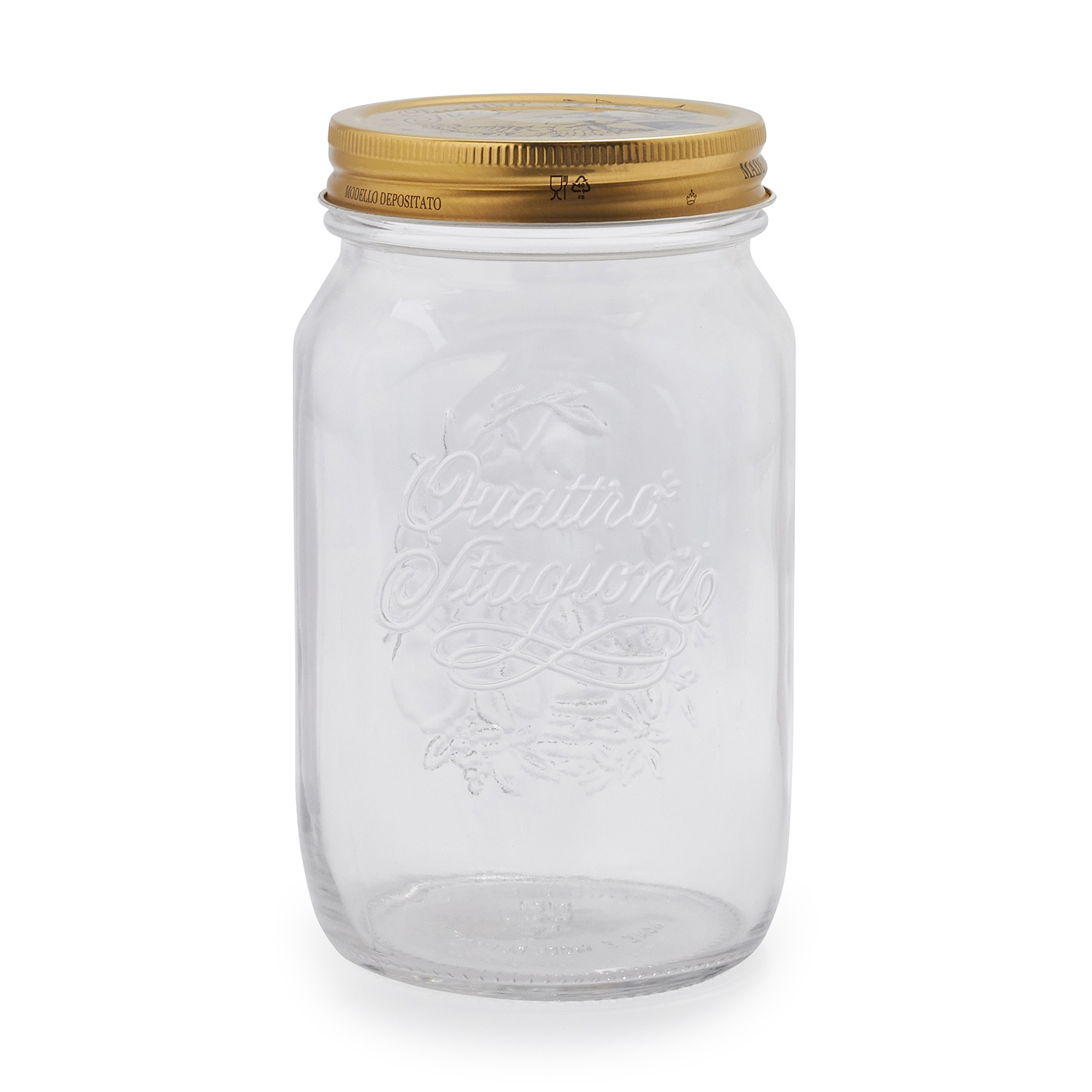 slide 1 of 1, Bormioli Rocco Quattro Stagioni Jars, 33.75 oz