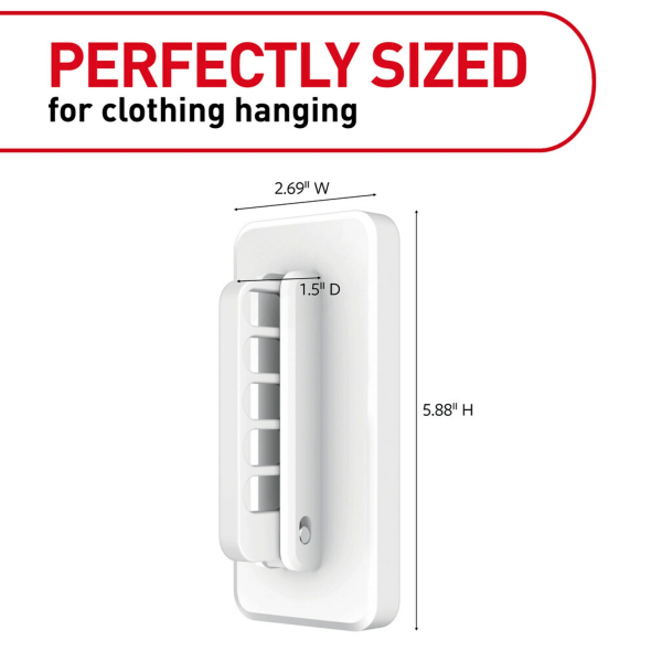 slide 7 of 7, 3M Command Folding Clothes Hanger, 1 ct
