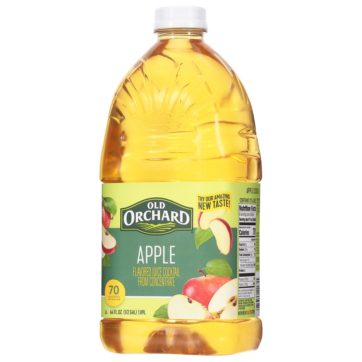 slide 12 of 13, Old Orchard Apple Juice Cocktail 20% - 64 fl oz, 64 fl oz