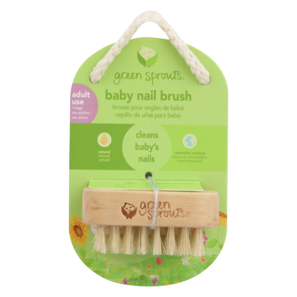 slide 1 of 1, Green Sprouts Natural Baby Nail Brush, 1 ct