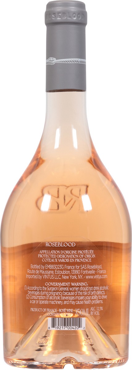 slide 6 of 12, Roseblood Rose Wine 750 ml, 750 ml
