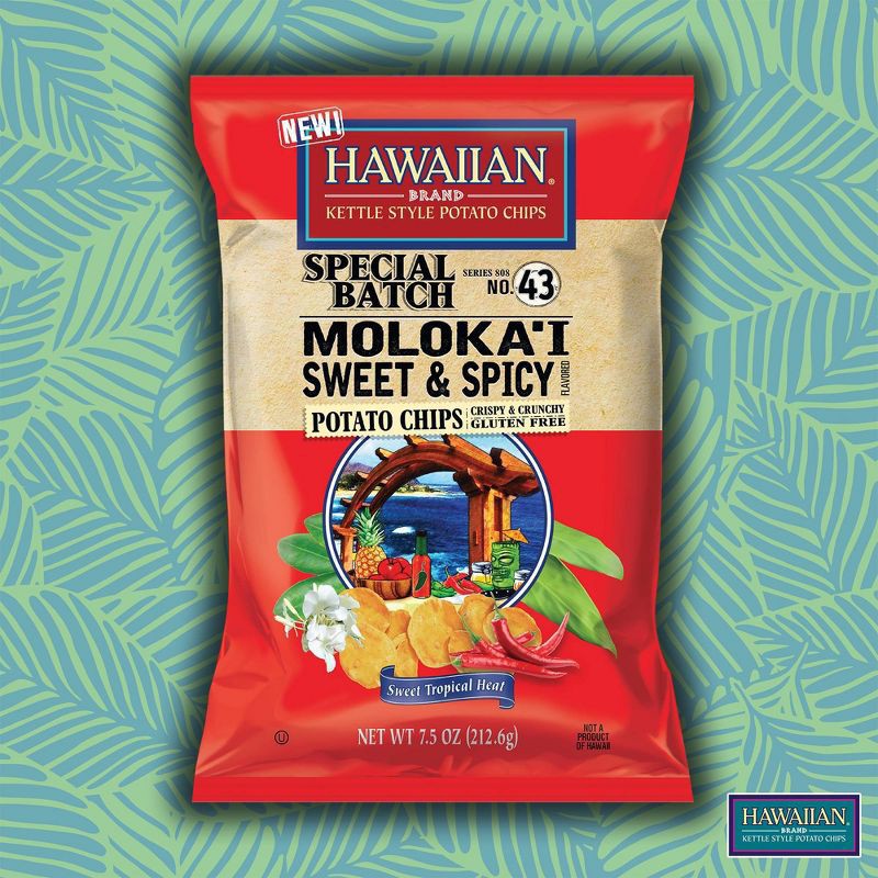 slide 3 of 3, Hawaiian 7.5 oz Hawaiian Brand Special Batch Potato Chips, 7.5 oz