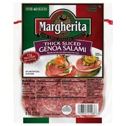 Margherita Sliced Genoa Salami, 8 oz