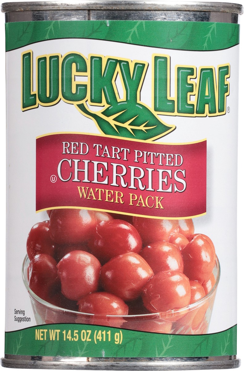 slide 5 of 14, Lucky Leaf Red Tart Pitted Cherries in Water 14.5 oz, 14.5 oz