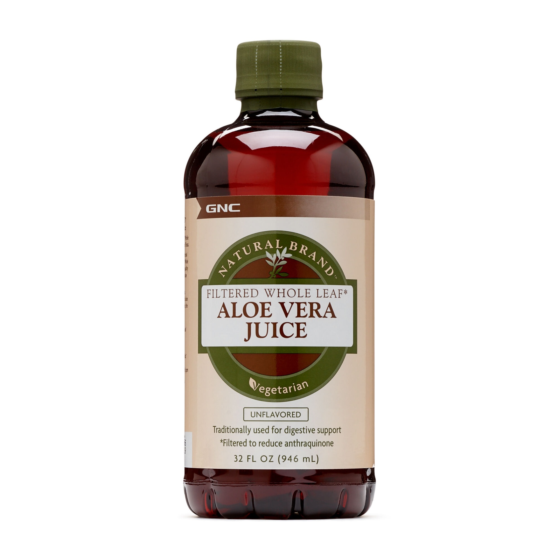 slide 1 of 1, GNC Natural Brand Aloe Vera Juice, 32 fl oz