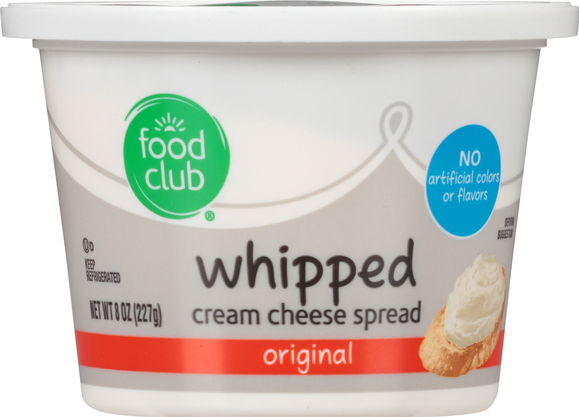 Food Club Whipped Cream Cheese Cup 8 oz | Shipt