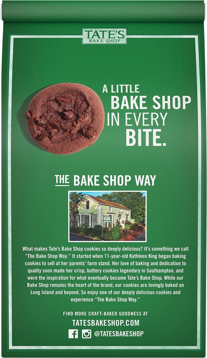 slide 12 of 14, Tate's Bake Shop Soft Baked Cookies, Double Chocolate Chip, 8 oz, 8 inoz in