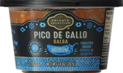 Private Selection Medium Pico De Gallo Salsa 14 oz