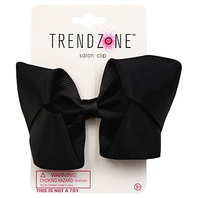 slide 1 of 1, Trend Zone Black Single Bow, 1 ct