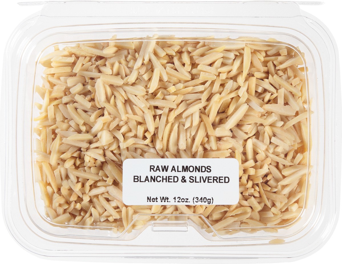 slide 7 of 9, JLM Manufacturing Blanched & Slivered Raw Almonds 12 oz, 12 oz