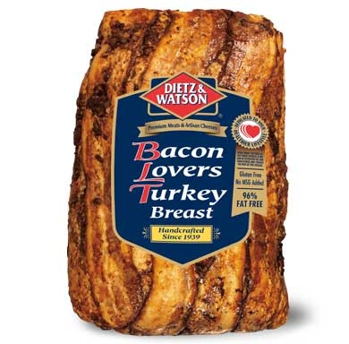 slide 1 of 1, Dietz & Watson Bacon Lovers Turkey, per lb