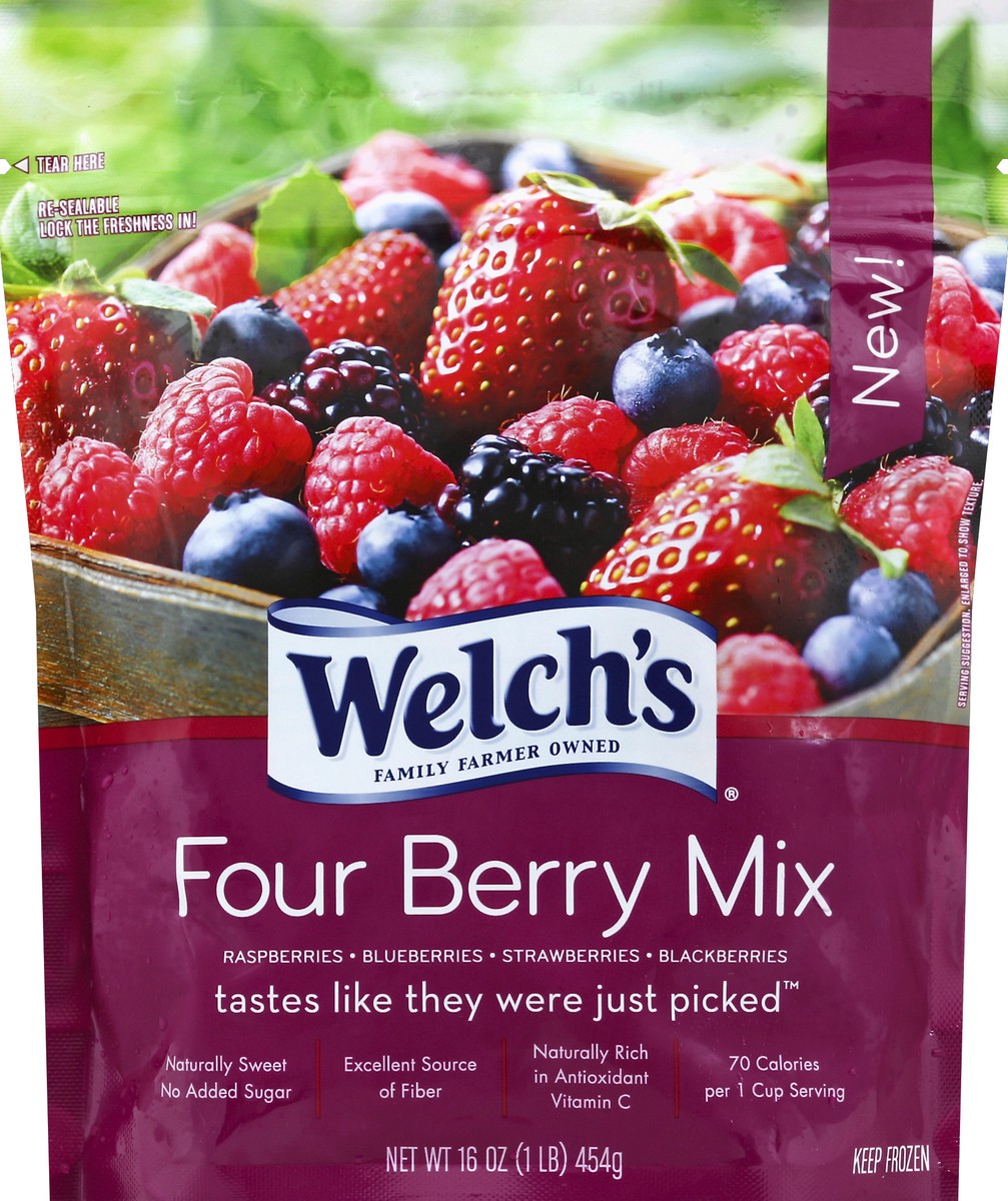 slide 1 of 4, Welch's Four Berry Mix 16 oz, 16 oz