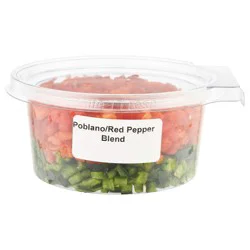 Moonlight East Diced Poblano/Red Pepper Blend 8 oz