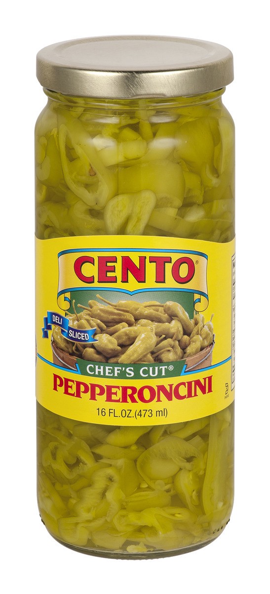 slide 1 of 9, Cento Chef's Cut Pepperoncini, 16 oz