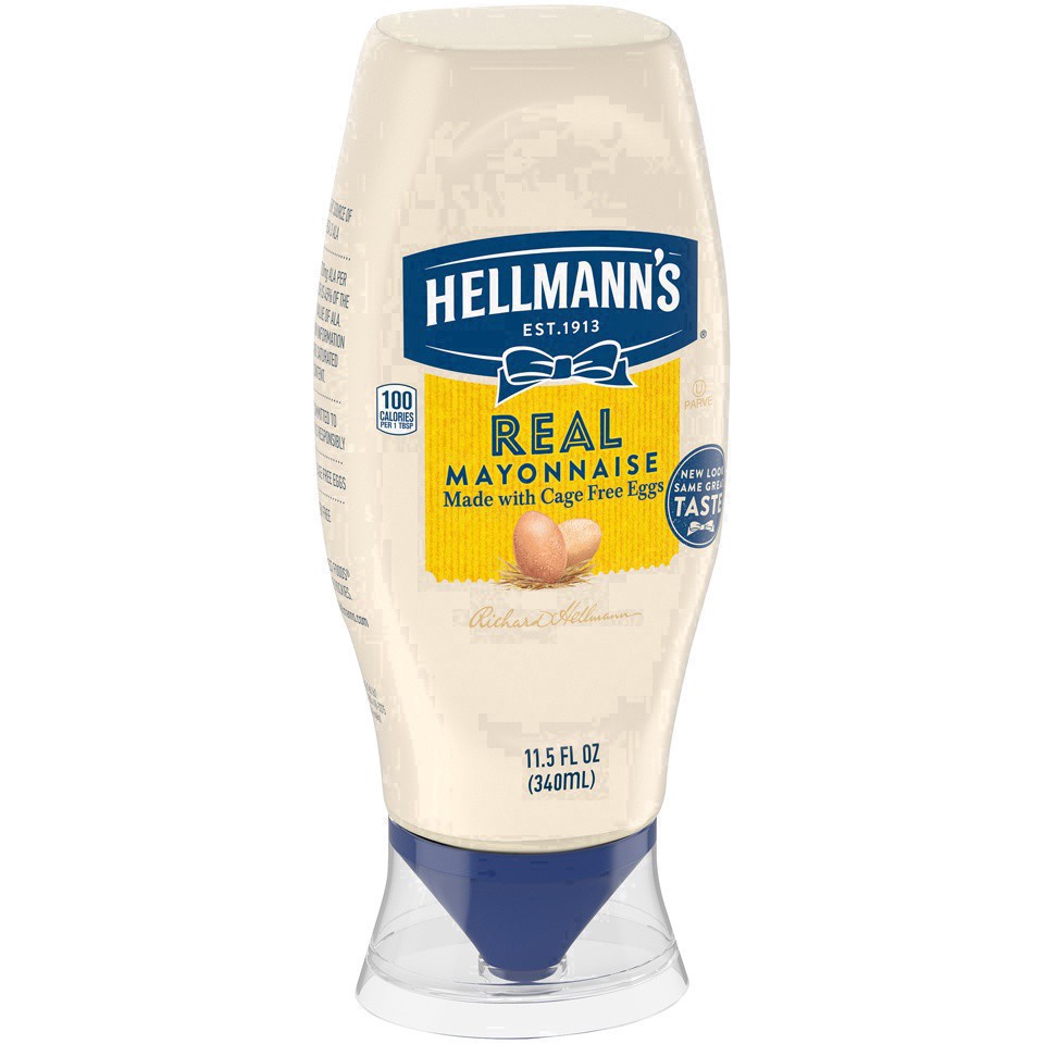 slide 31 of 82, Hellmann's Real Mayonnaise Real Mayo Squeeze Bottle, 11.5 oz, 11.5 oz