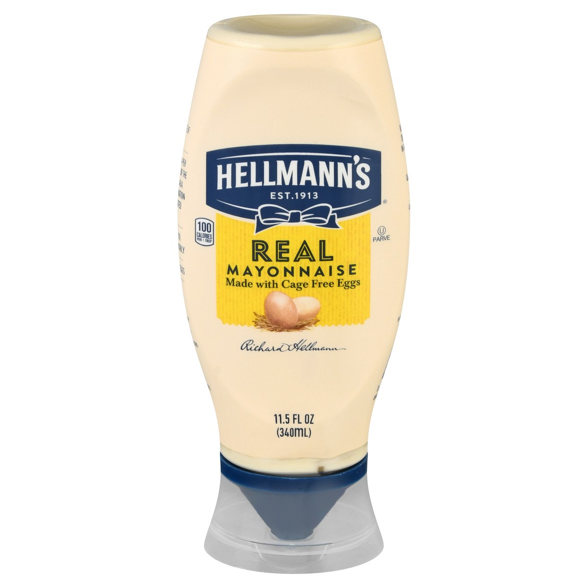 slide 1 of 82, Hellmann's Squeeze Real Mayonnaise, 11.5 oz