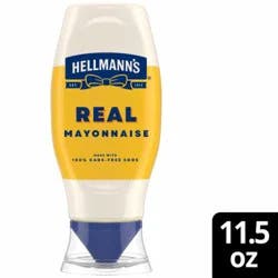 Hellmann's Real Mayonnaise Real Mayo Squeeze Bottle, 11.5 oz