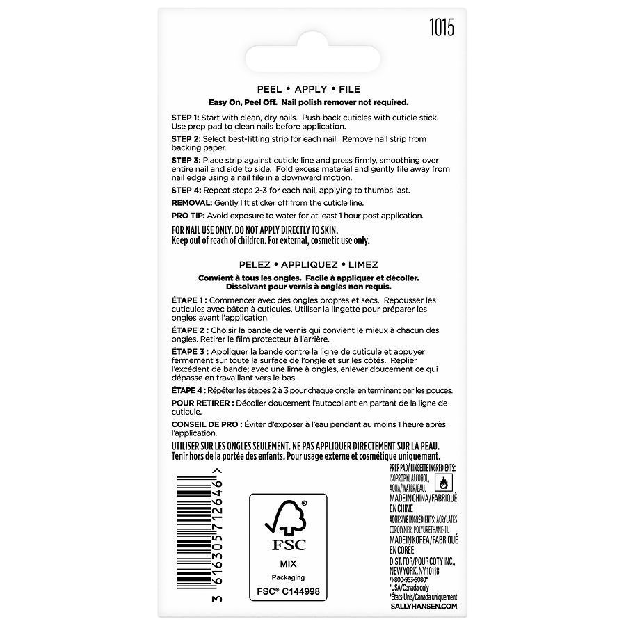 slide 5 of 5, Sally Hansen Salon Effects Nail Strips - Pretty In Plaid, 1 ct