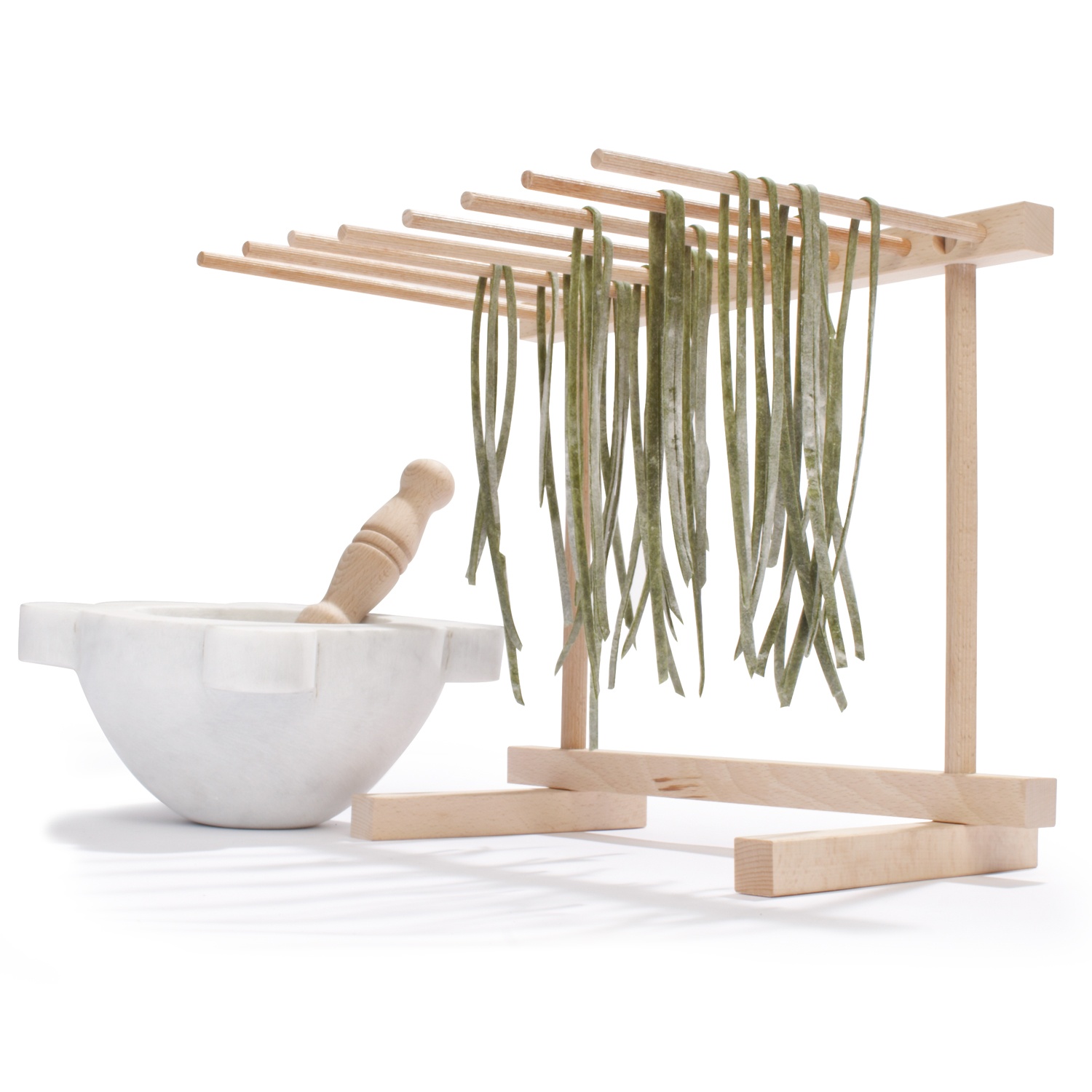 slide 1 of 1, Eppicotispai Italian Wood Pasta-Drying Rack, 1 ct