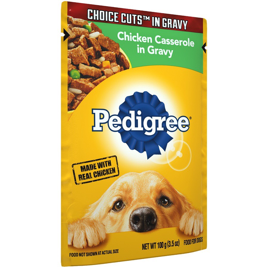 slide 4 of 9, Pedigree Choice Cuts Chicken Casserole Dog Food 3.5 oz, 3.5 oz