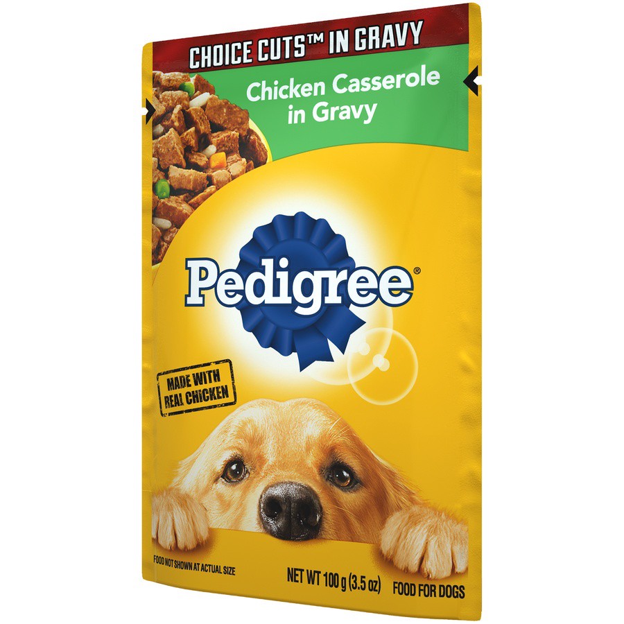 slide 7 of 9, Pedigree Choice Cuts Chicken Casserole Dog Food 3.5 oz, 3.5 oz