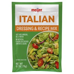 Meijer Italian Dressing & Recipe Mix, .7 Oz