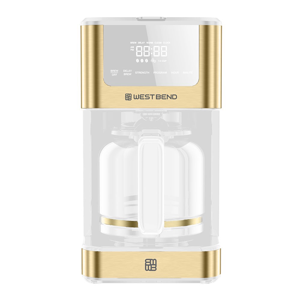 slide 1 of 5, West Bend Coffee Maker - White, 1 ct