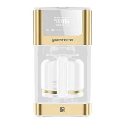 West Bend Coffee Maker - White