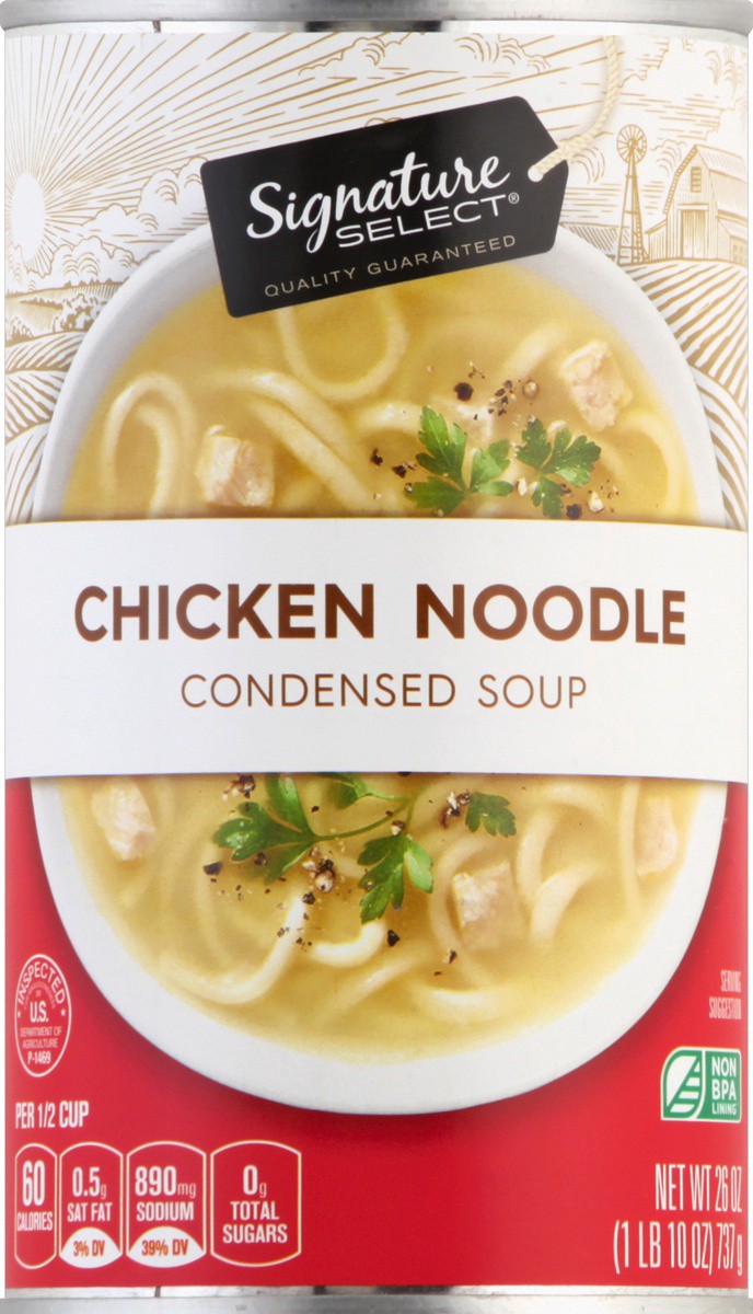 slide 4 of 7, Signature Kitchens Soup Condensed Chicken Noodle, 