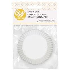 Wilton White Baking Cups 75 Each