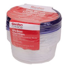 slide 1 of 1, GFS Big Bowl Container with Lid, 6 ct