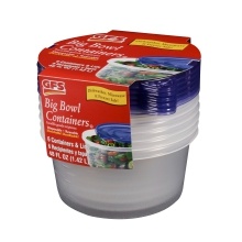 slide 1 of 1, GFS Big Bowl Container with Lid, 6 ct