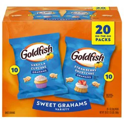Pepperidge Farm Goldfish Sweet Grahams Variety Pack - 20 ct