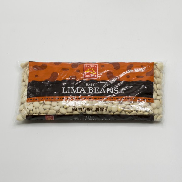 slide 1 of 1, Sunny Select, Baby Lima Dry Beans - 1 lb, 1 lb