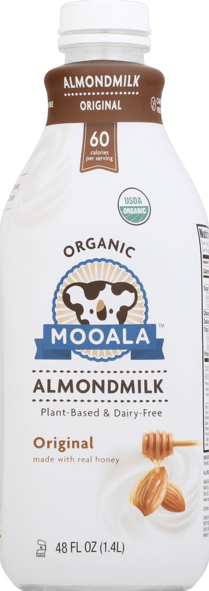 slide 3 of 6, Mooala Organic Original Almondmilk, 48oz, 48 oz