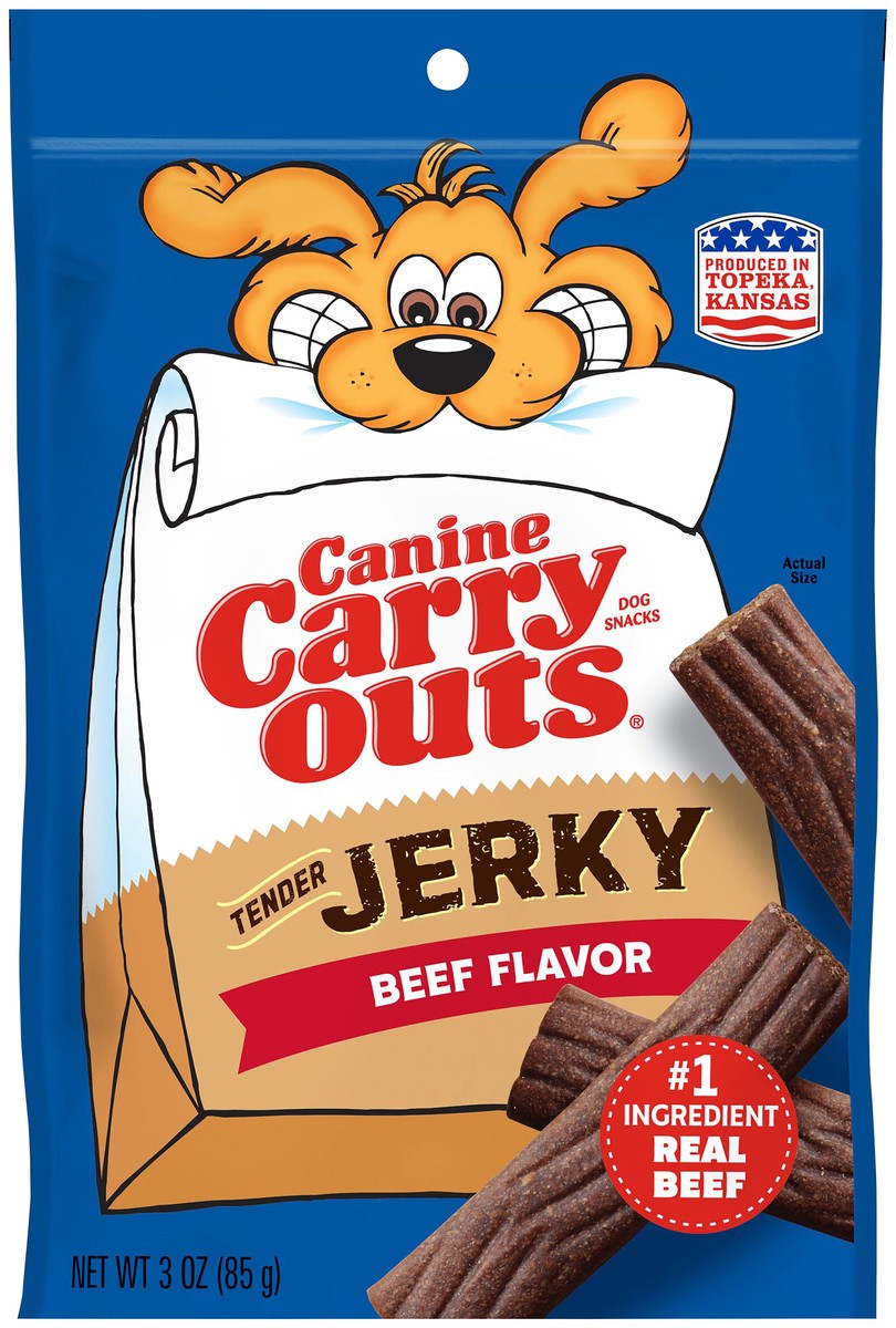 slide 3 of 9, Canine Carry Outs Unflavored, 3 oz