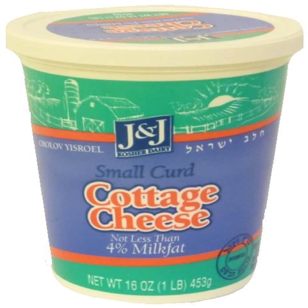 slide 1 of 1, J&J Small Curd Cottage Cheese, 16 oz