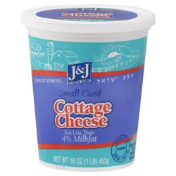 J&J Small Curd Cottage Cheese - 16 oz