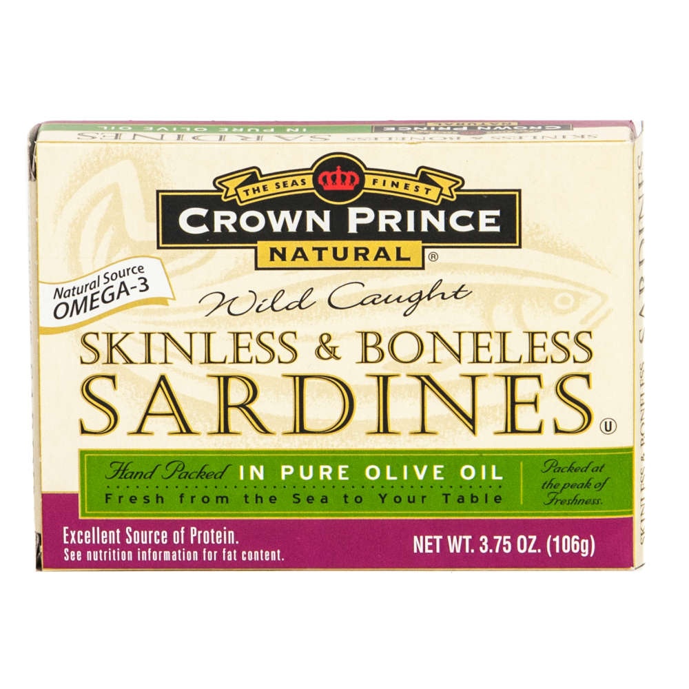 slide 1 of 1, Crown Prince Sardines In Soy Oil, 3.75 oz