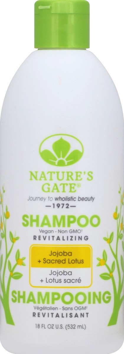 slide 2 of 2, Nature's Gate Shampoo For Thin/Dry Hair Jojoba & Sacred Lotus, 18 fl oz