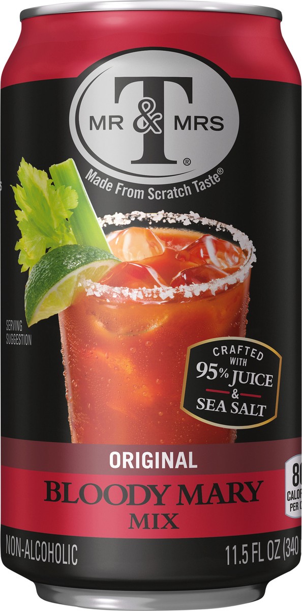 slide 6 of 7, Mr & Mrs T Original Bloody Mary Mix, 11.5 fl oz can, 11.50 liter