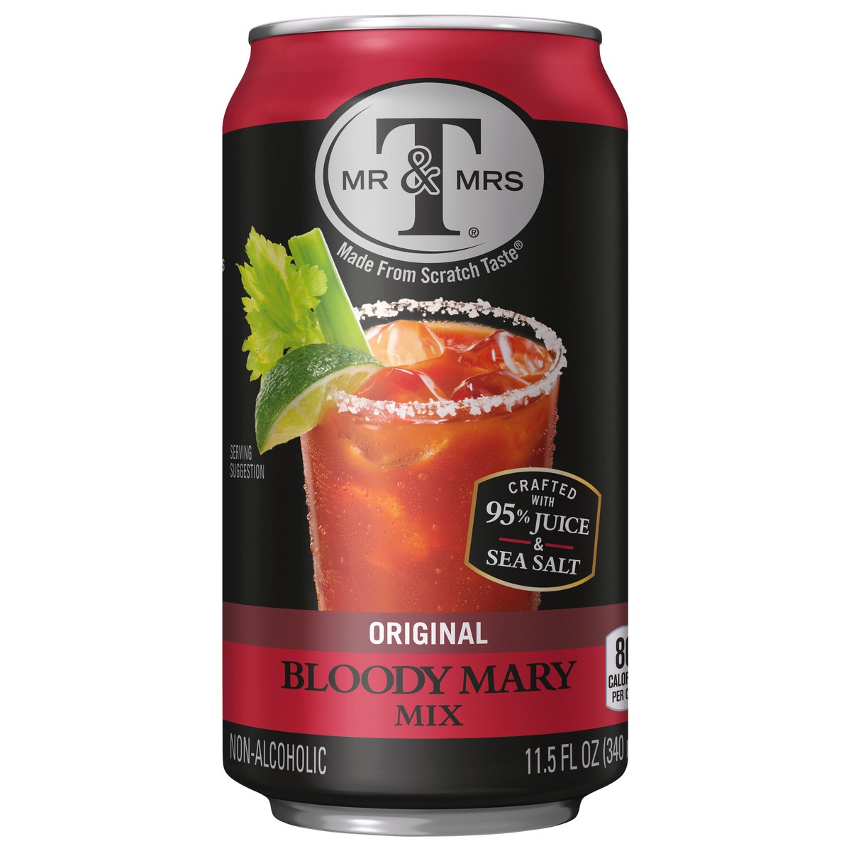 slide 1 of 7, Mr & Mrs T Original Bloody Mary Mix, 11.5 fl oz can, 11.50 liter