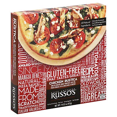 slide 1 of 1, Russo's Chicken Rustica Pizza, 14.52 oz