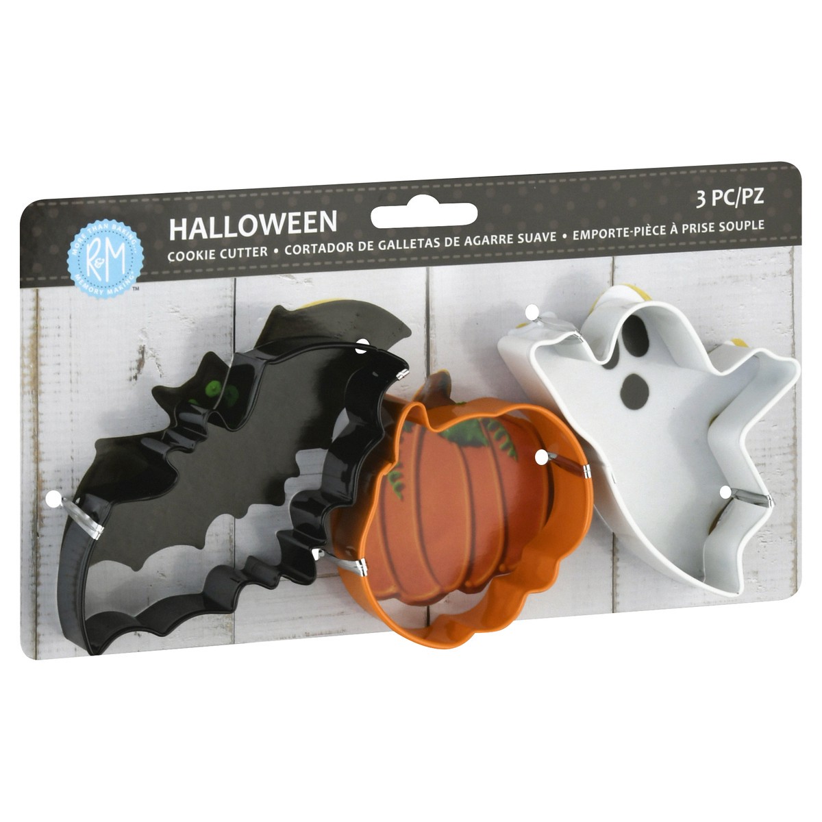 slide 7 of 10, R&M Halloween Cookie Cutter 3Pc Set, 3 ct