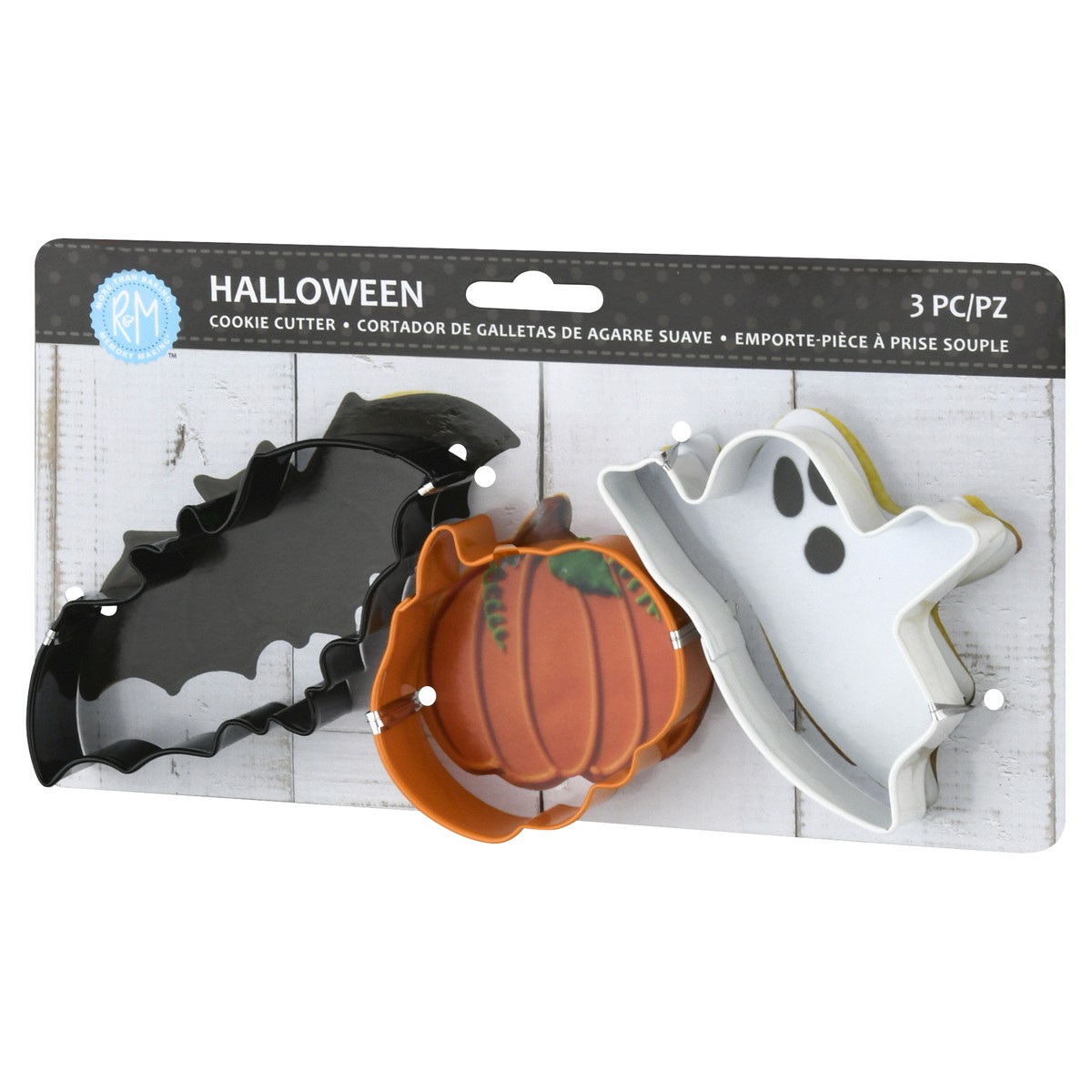 slide 9 of 10, R&M Halloween Cookie Cutter 3Pc Set, 3 ct