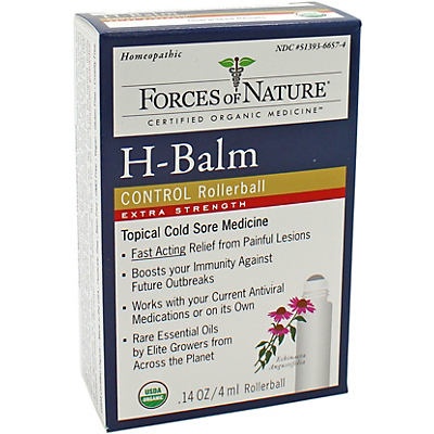 slide 1 of 1, Forces of Nature Rollerball H-balm Control Extra Strength, 4 ml